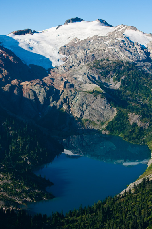 Bacon Peak Reflected In Green Lake